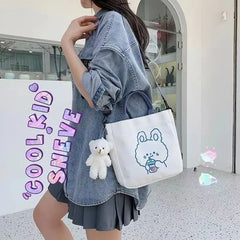Women's One Shoulder Canvas Bag Backpack