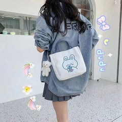 Women's One Shoulder Canvas Bag Backpack