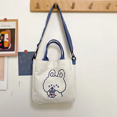 Women's One Shoulder Canvas Bag Backpack