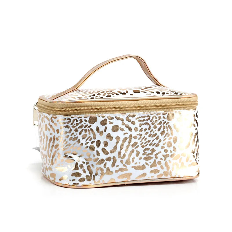 Leopard Print Make-Up Bag Travel Portable Storage Wash Bag