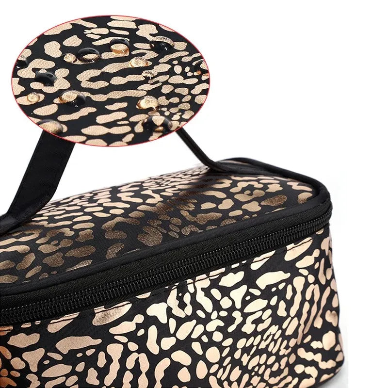 Leopard Print Make-Up Bag Travel Portable Storage Wash Bag
