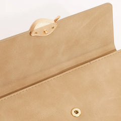 Leaf Buckle Long Wallet for Women