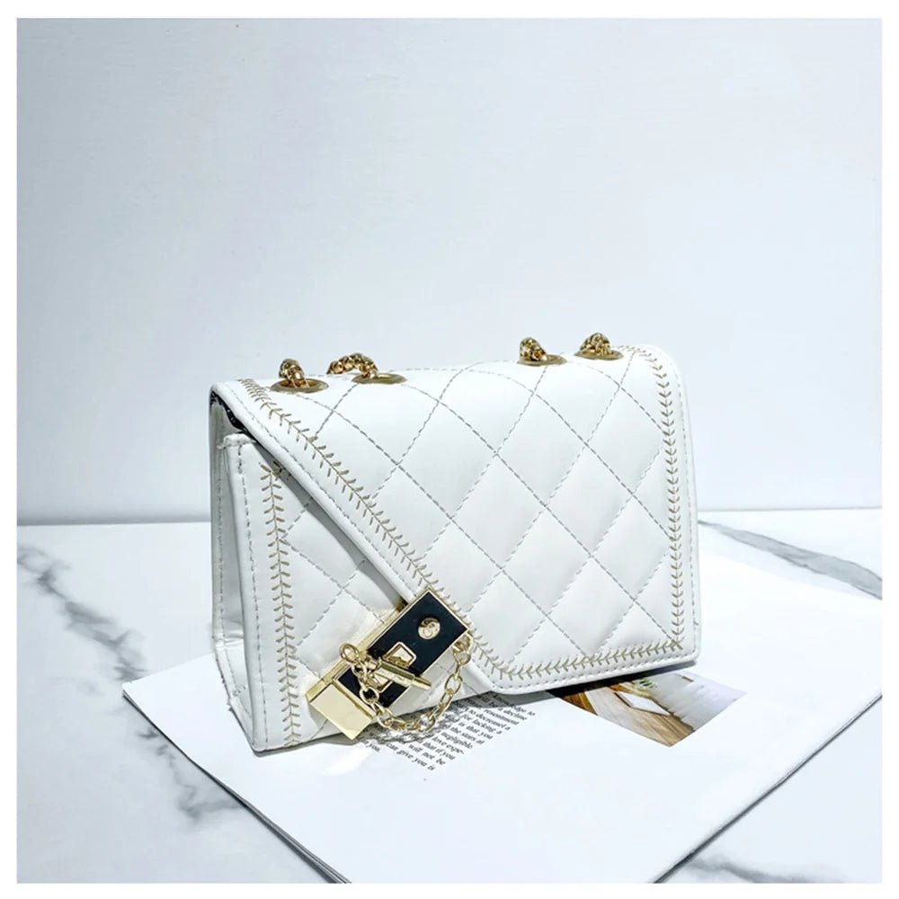 Women's Crossbody Bag Vintage Square Totes Handbag Messenger
