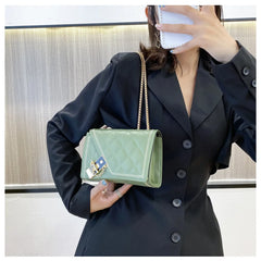 Women's Crossbody Bag Vintage Square Totes Handbag Messenger