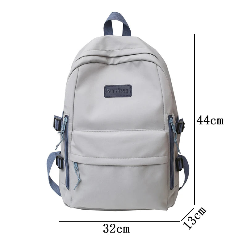 Women's Knit Backpack Ladies School Bag Large-capacity College Pattern