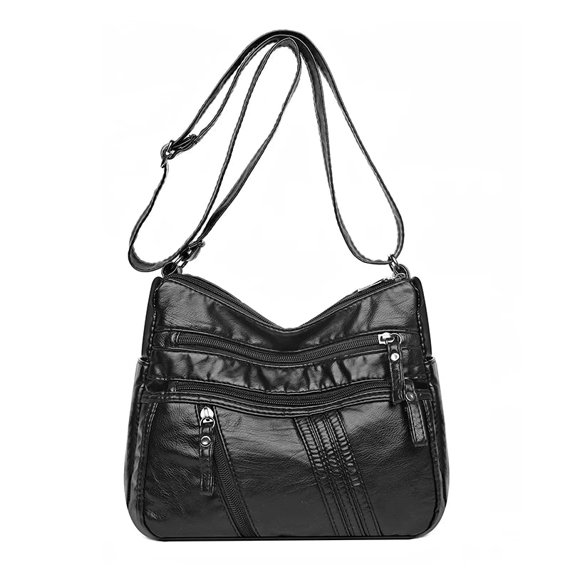 Women's Soft Leather Shoulder Bags Crossbody