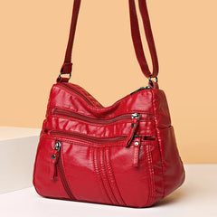 Women's Soft Leather Shoulder Bags Crossbody