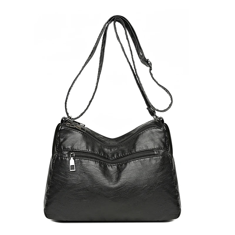 Women's Soft Leather Shoulder Bags Crossbody