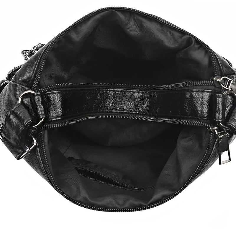 Women's Soft Leather Shoulder Bags Crossbody