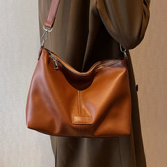Women's Leather Crossbody Bag Casual Handbag Messenger Bag