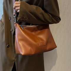 Women's Leather Crossbody Bag Casual Handbag Messenger Bag