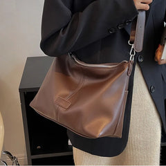 Women's Soft Leather Crossbody Bag Casual Handbag Messenger Bag