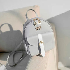 Women's Mini Backpack PU Leather Backpack School Bags for Girls