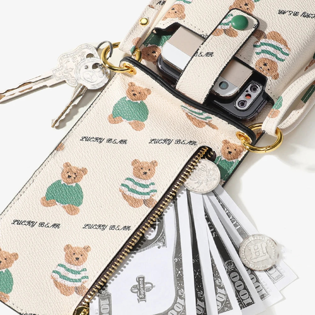Mini Crossbody Bag for Women Multi-Card Position
