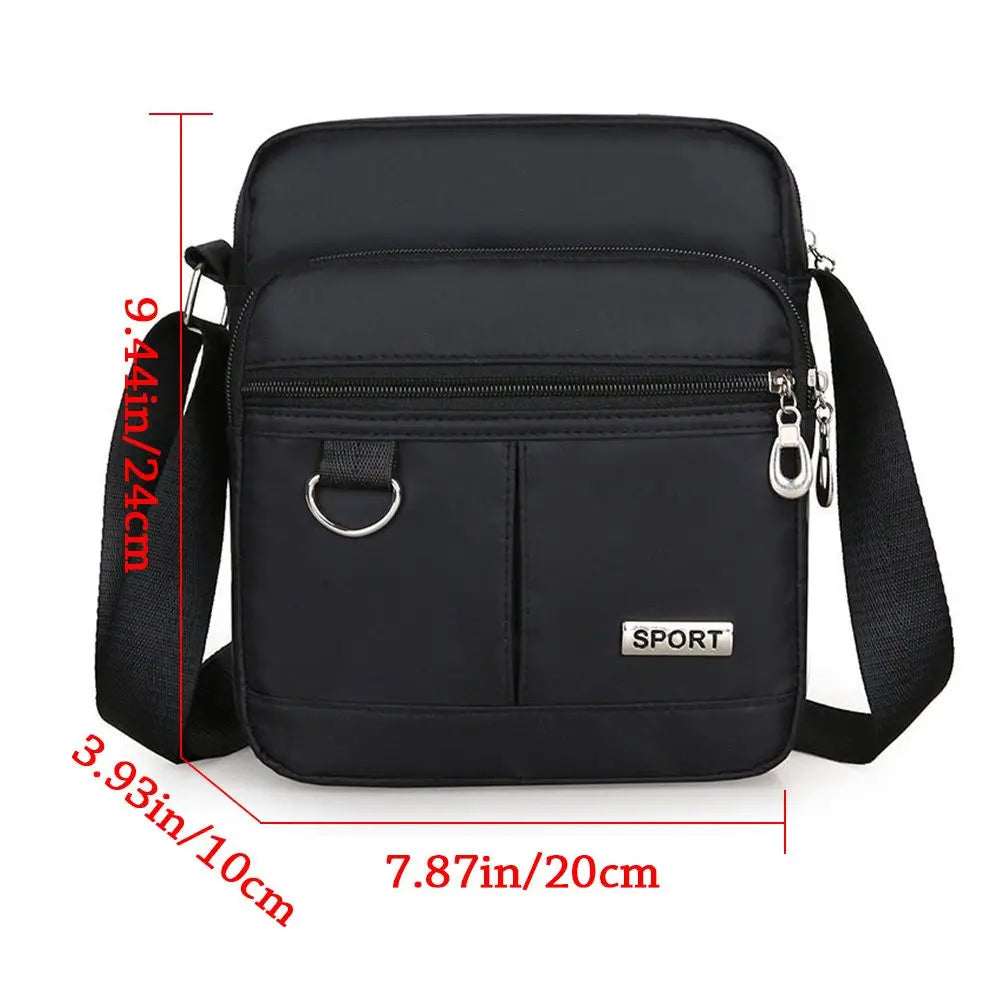 Women's Nylon Cross Body Messenger Bag High-capacity Shoulder Handbag