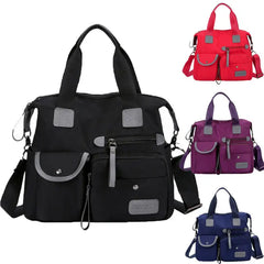 Women's Multi-pocket Shoulder Bag for Outdoor Travel Large Capacity Handbags