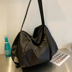 Nylon Messenger Bag Large Capacity Waterproof Shoulder Bag for Women