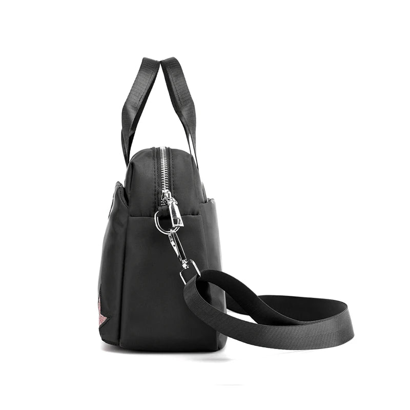 Women's Nylon Shoulder Bag Crossbody Bag Top-Handle Bags High Woman Bag