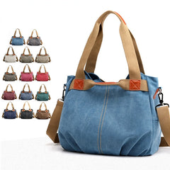Women's One-shoulder Bag Tote Bags Retro Messenger Large Capacity Street Handbag