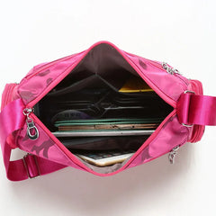 Waterproof Crossbody Shoulder Bag for Women Large Capacity Nylon Handbag