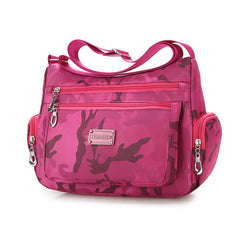 Waterproof Crossbody Shoulder Bag for Women Large Capacity Nylon Handbag