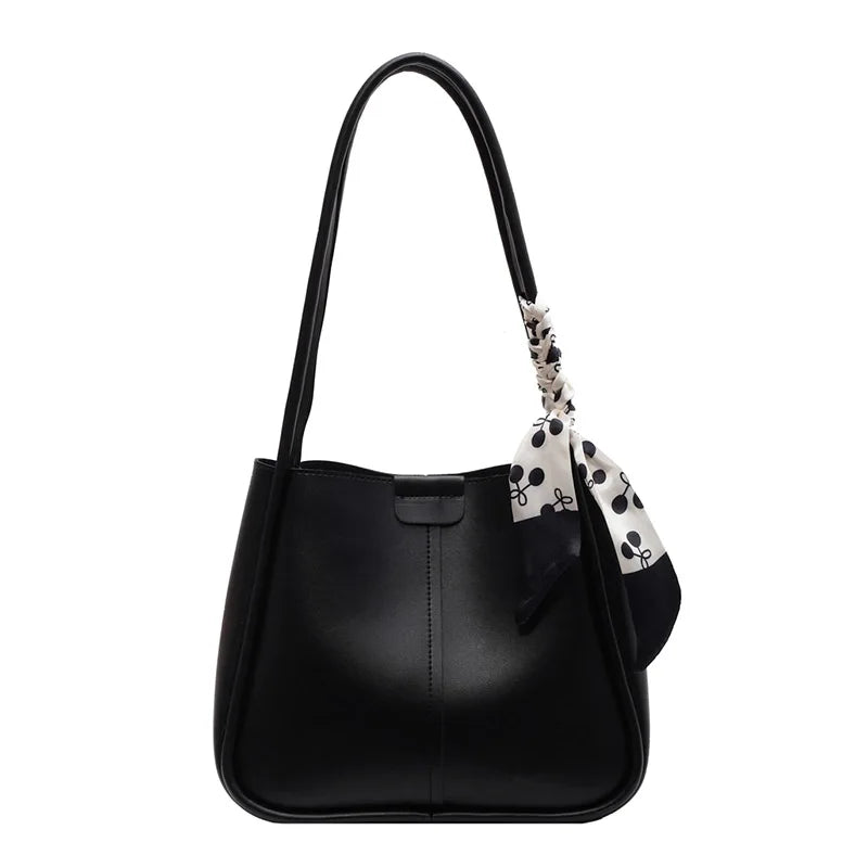 Women's PU Leather Shoulder Bag Large Capacity Handbag