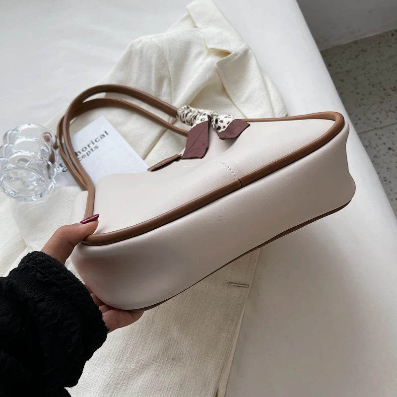 Women's PU Leather Shoulder Bag Large Capacity Handbag