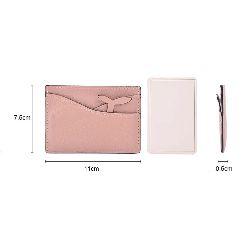 Women's Leather Wallet for Traveling Walking Camping
