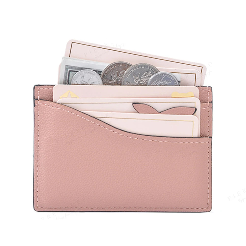 Women's Leather Wallet for Traveling Walking Camping