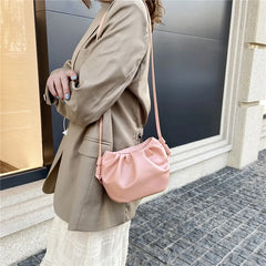 Women's Premium Shoulder Bag Mini Cloud Bag Wild Western Style Female Bag