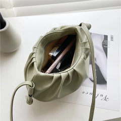 Women's Premium Shoulder Bag Mini Cloud Bag Wild Western Style Female Bag