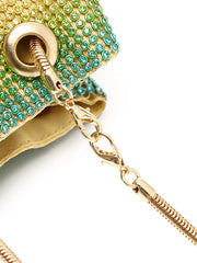 Rainbow Diamond Shoulder Bag Rhinestone Tote Crossbody Handbag