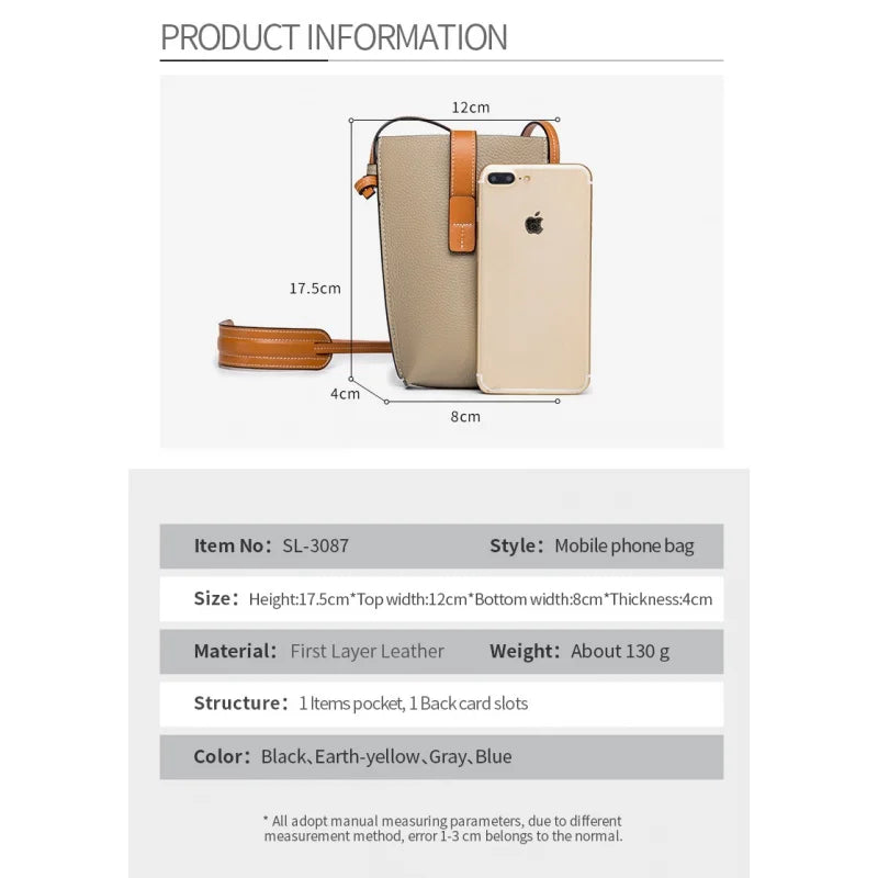 Retro Phone Bag Pouch Crossbody Bag