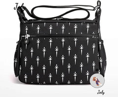 Waterproof Nylon Messenger Satchel Bag - Women's Shoulder Bag