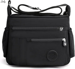 Waterproof Nylon Messenger Satchel Bag - Women's Shoulder Bag