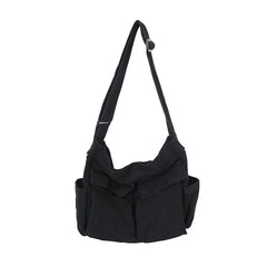 Women's Canvas Messenger Shoulder Bag Large Capacity Casual Handbag