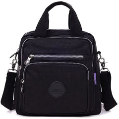 Women's 3-in-1 Shoulder Bag Backpack Nylon Messenger Bag