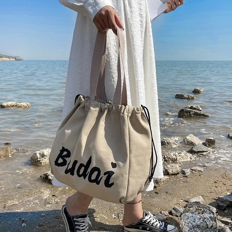 Casual Bucket Handbag for Women Large Capacity