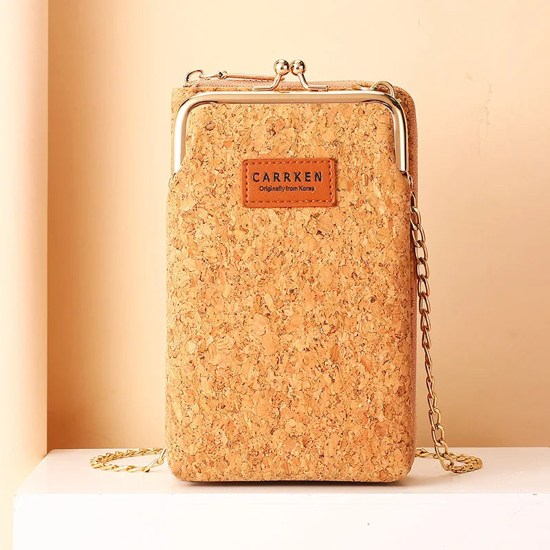Women's Mini Crossbody Bag PU Multi-function Portable Solid
