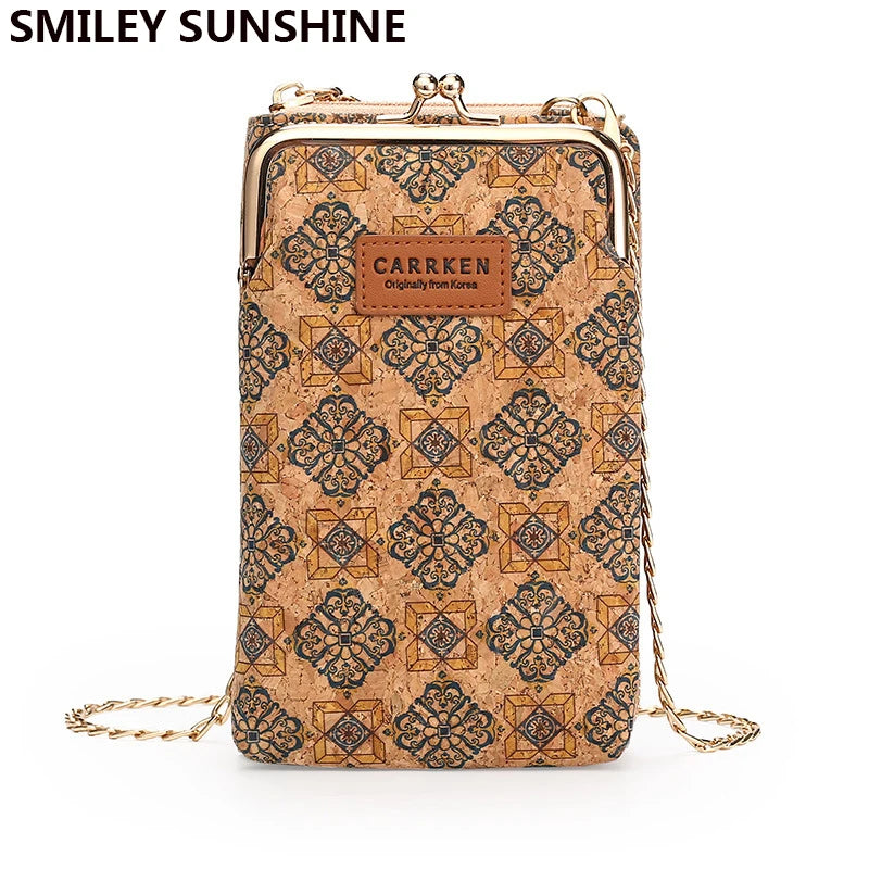 Women's Mini Crossbody Bag PU Multi-function Portable Solid