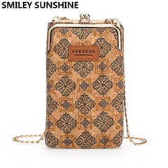 Women's Mini Crossbody Bag PU Multi-function Portable Solid