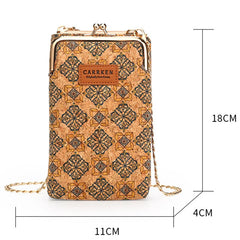 Women's Mini Crossbody Bag PU Multi-function Portable Solid