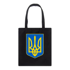 Ukraine Love Graph Print Canvas Shoulder Bag - Large Capacity Ladies Handbag