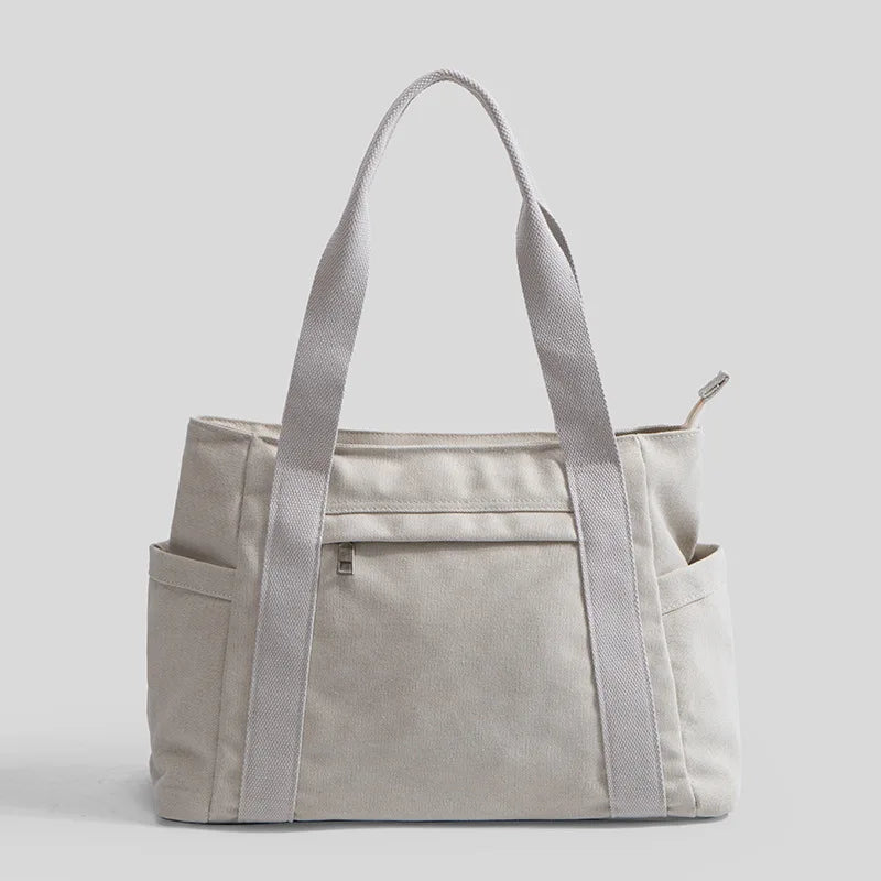 Vintage Canvas Shoulder Bag High-capacity Handbag