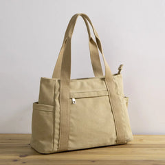 Vintage Canvas Shoulder Bag High-capacity Handbag