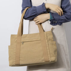 Vintage Canvas Shoulder Bag High-capacity Handbag