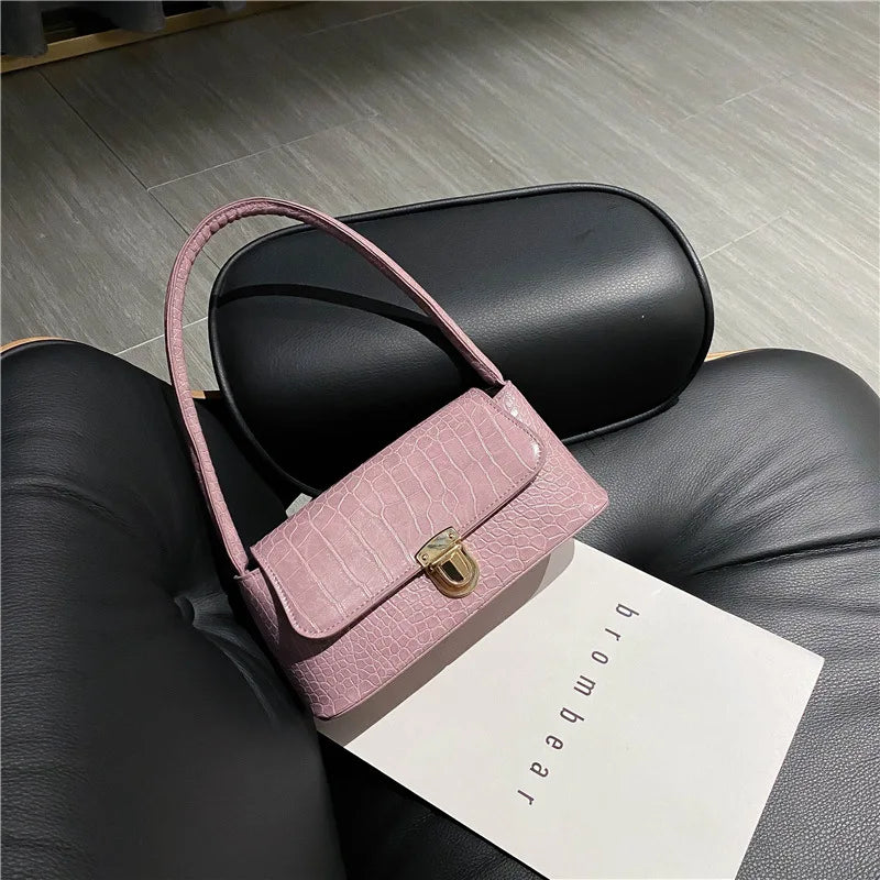 Stone Pattern Shoulder Bags for Women