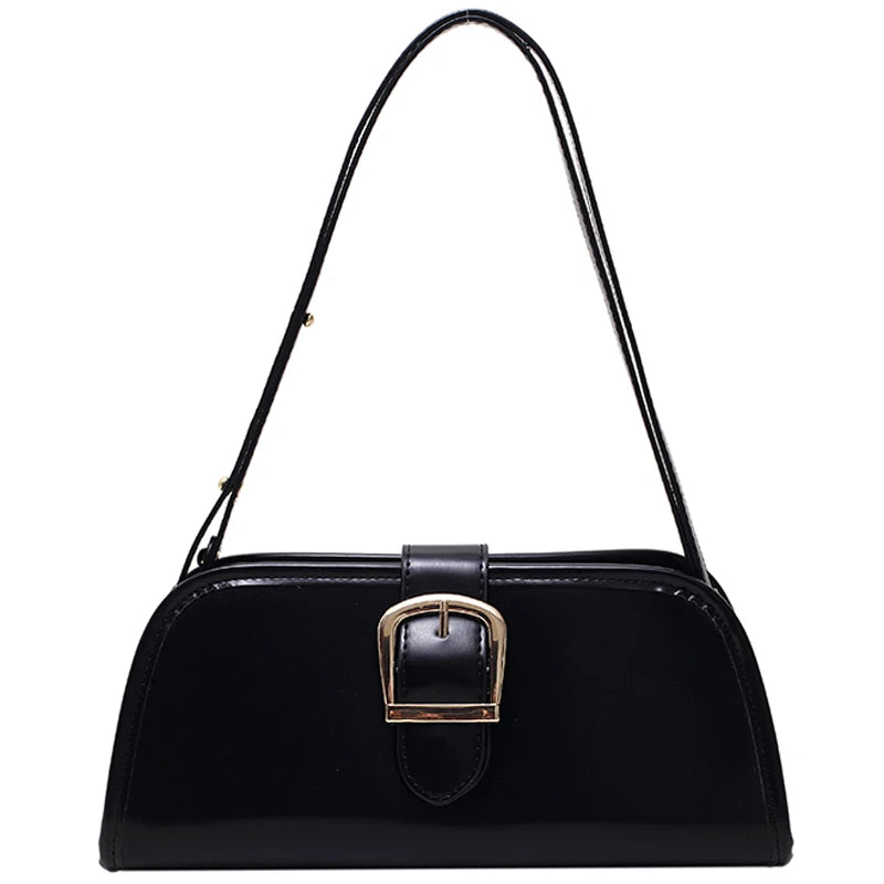 Women's PU Leather Shoulder Bag Solid Messenger Bag
