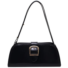 Women's PU Leather Shoulder Bag Solid Messenger Bag