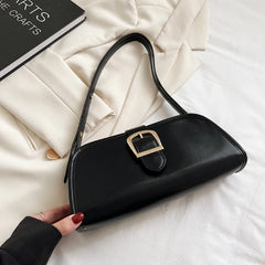 Women's PU Leather Shoulder Bag Solid Messenger Bag